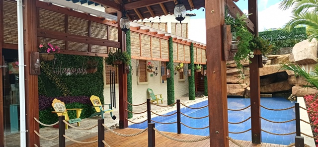 Diferentes aplicaciones de follaje artificial Restaurante Isla Morada - Sopó, Cundinamarca