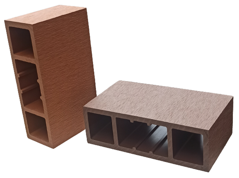 Perfil en wpc para fachadas y pérgolas, Ecowood