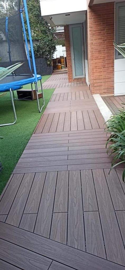 Piso tipo deck en wpc Acabados JM