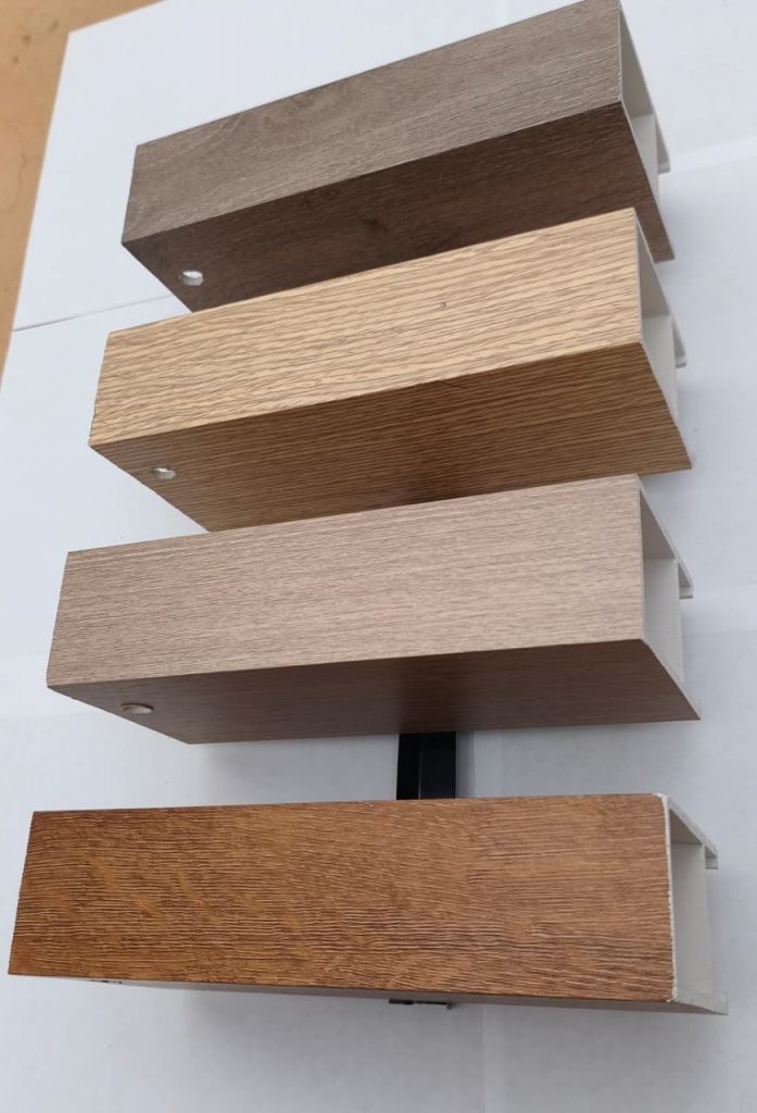 Perfiles wpc para cielo raso y pérgolas interiores